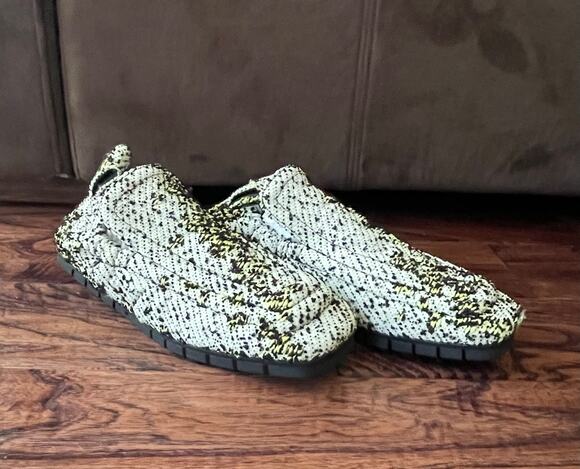 $1095 NIB Bottega Veneta Mens White Multi Terry Cloth Knit Slip-On Loafers 40(7) main image 5